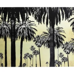 Bilder|KARE Design Bild Glas Metallic Palms 180X120Cm