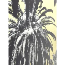 Bilder|KARE Design Bild Glas Metallic Palms 180X120Cm