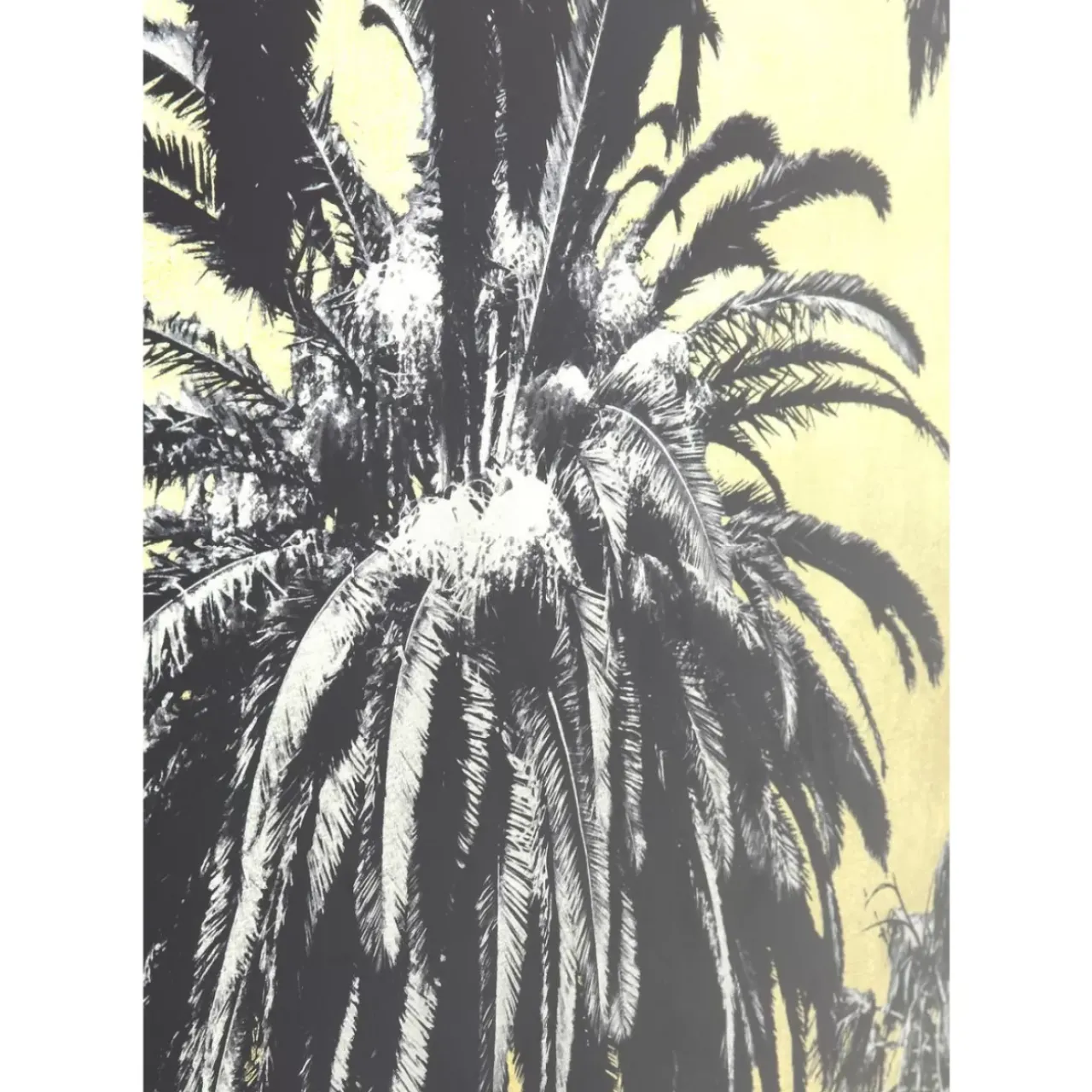 Bilder|KARE Design Bild Glas Metallic Palms 180X120Cm