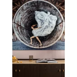 Bilder|KARE Design Bild Glas Time Traveller 120X180