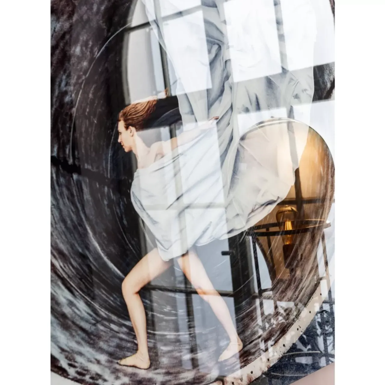 Bilder|KARE Design Bild Glas Time Traveller 120X180