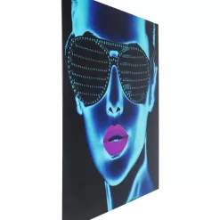 Bilder|KARE Design Bild Glas Tough Girl 120X120Cm