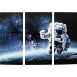 Bilder|KARE Design Bild Glas Triptychon Man In Space 160X240