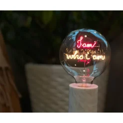 Leuchtmittel|KARE Design Birne "I Am Who I Am"