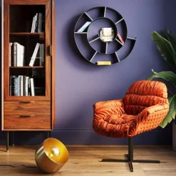 Steh & Bodenleuchten|KARE Design Bodenleuchte Apollon Smooth Gold O28Cm