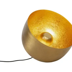 Steh & Bodenleuchten|KARE Design Bodenleuchte Apollon Smooth Gold O35Cm