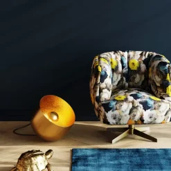 Steh & Bodenleuchten|KARE Design Bodenleuchte Apollon Smooth Gold O35Cm