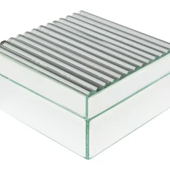 Aufbewahrung & Ordnung|KARE Design Box Elegant Silber 16X8Cm