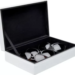 Aufbewahrung & Ordnung|KARE Design Box Snake Bite Weis 28X7Cm