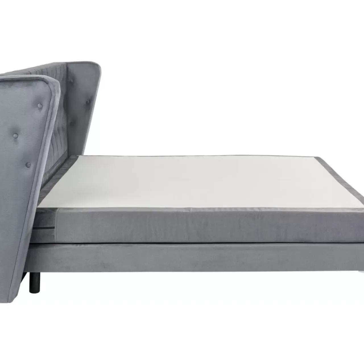 Betten|KARE Design Boxspringbett Benito Moon Grau 160X200Cm