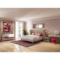 Betten|KARE Design Boxspringbett Benito Moon Creme 160X200Cm