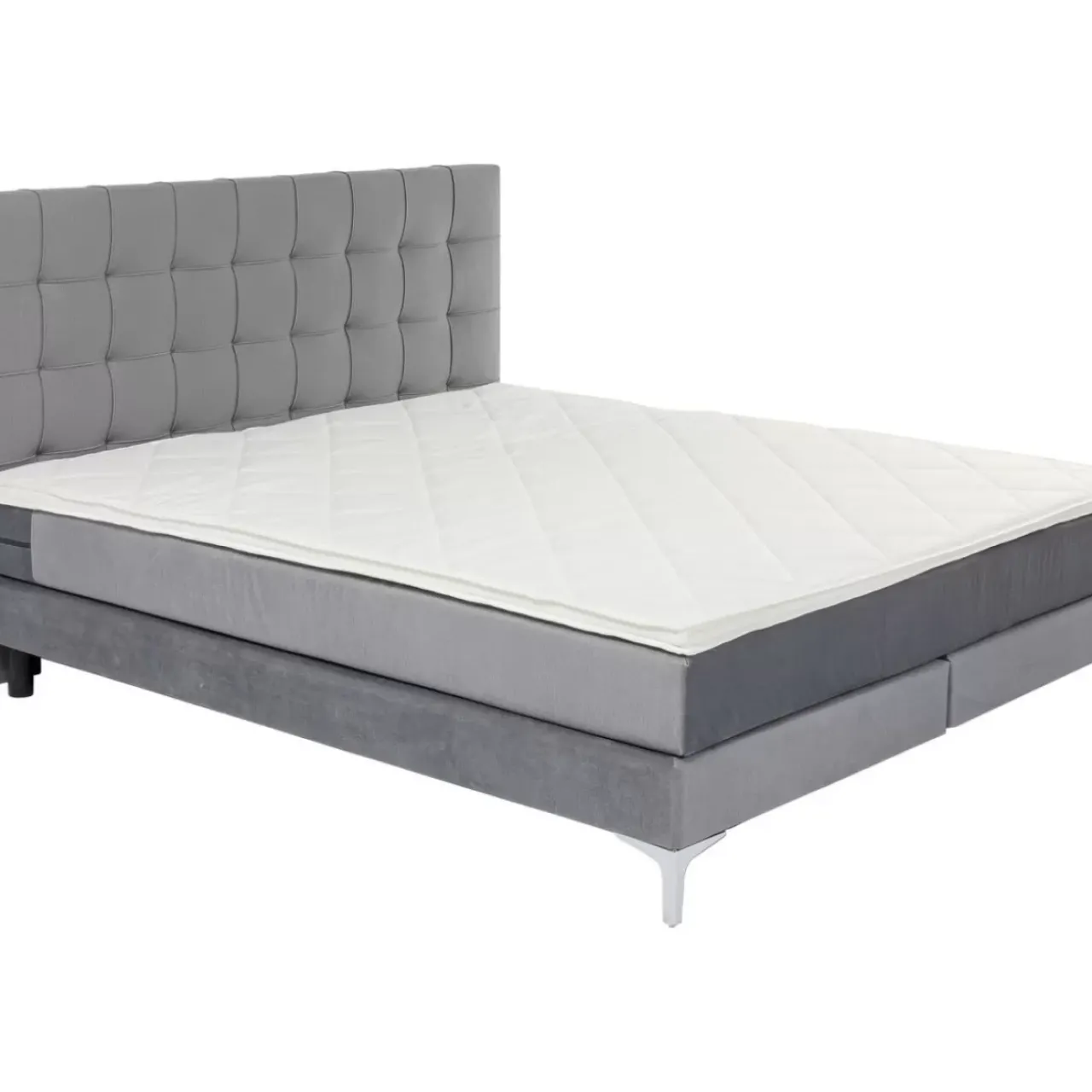 Betten|KARE Design Boxspringbett Benito Star Grau 180X200Cm