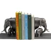 Deko & Geschenkartikel|KARE Design Buchstutze Elephant Family (2/Set)