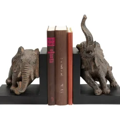 Deko & Geschenkartikel|KARE Design Buchstutze Elephants 42 (2/Set)