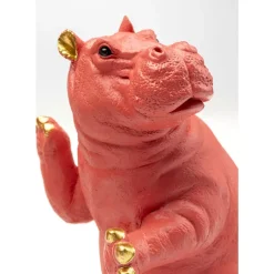 Deko & Geschenkartikel|KARE Design Buchstutze Hippo Pink (2/Set)