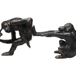 Deko & Geschenkartikel|KARE Design Buchstutze Monkey (2/Set)