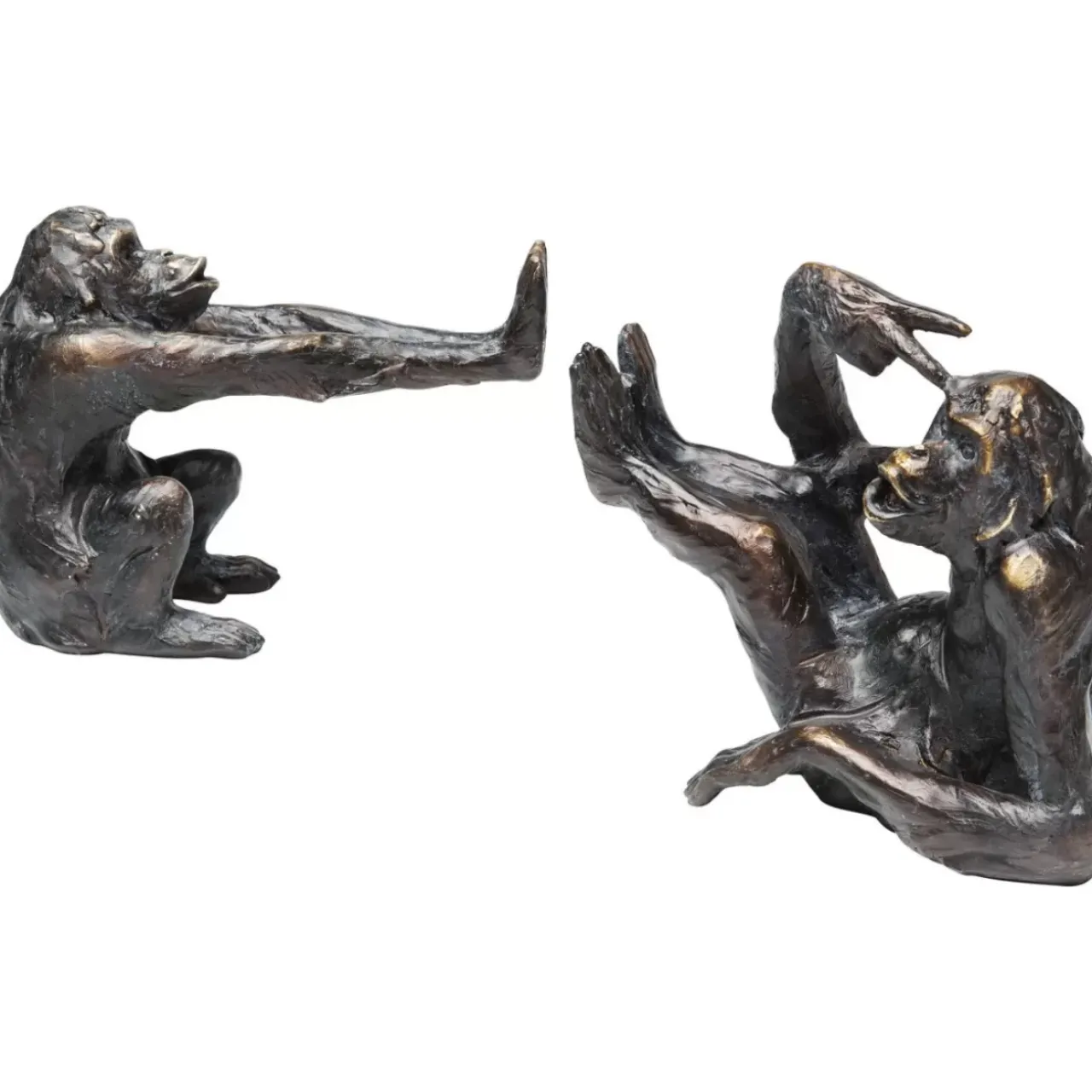 Deko & Geschenkartikel|KARE Design Buchstutze Monkey (2/Set)