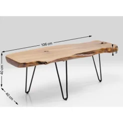 Tische|KARE Design Couchtisch Aspen Natur 106X41
