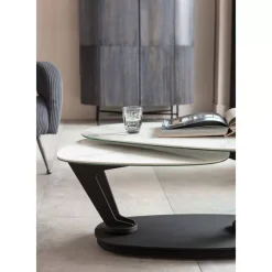 Tische|KARE Design Couchtisch Franklin Weis 150X58Cm