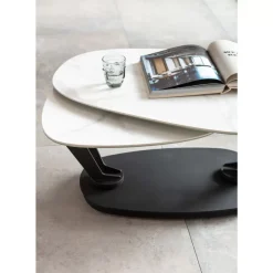 Tische|KARE Design Couchtisch Franklin Weis 150X58Cm