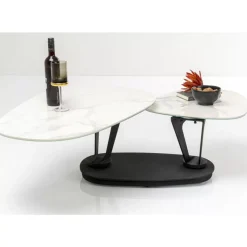 Tische|KARE Design Couchtisch Franklin Weis 150X58Cm