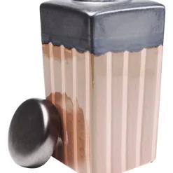 Deko & Geschenkartikel|KARE Design Deko Dose Mocca Stripes 30Cm