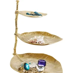 Geschirr & Tischaccessoires|KARE Design Deko Etagere Leaf Gold