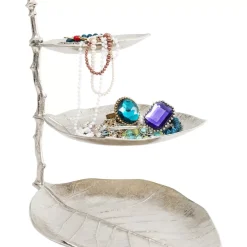 Geschirr & Tischaccessoires|KARE Design Deko Etagere Leaf Silber