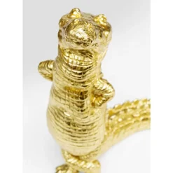 Deko & Geschenkartikel|KARE Design Deko Figur Alligator Gold 39Cm