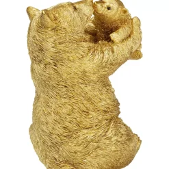 Deko & Geschenkartikel|KARE Design Deko Figur Bear Lucky Mom Gold 27Cm