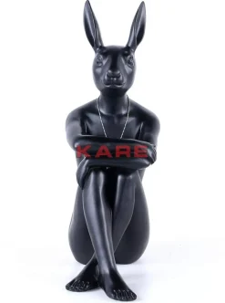 Deko & Geschenkartikel|KARE Design Deko Figur Gangster Rabbit Schwarz