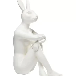 Deko & Geschenkartikel|KARE Design Deko Figur Gangster Rabbit Weis