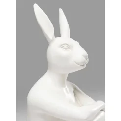 Deko & Geschenkartikel|KARE Design Deko Figur Gangster Rabbit Weis