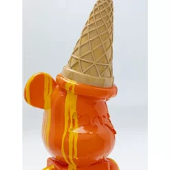 Deko & Geschenkartikel|KARE Design Deko Figur Gelato Bear Orange 40Cm