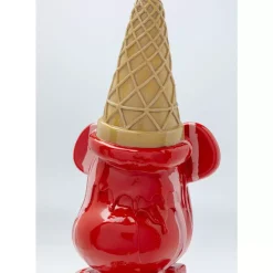 Deko & Geschenkartikel|KARE Design Deko Figur Gelato Bear Rot 40Cm