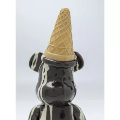 Deko & Geschenkartikel|KARE Design Deko Figur Gelato Bear Schwarz 40Cm