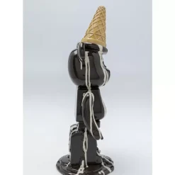 Deko & Geschenkartikel|KARE Design Deko Figur Gelato Bear Schwarz 40Cm