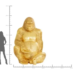 Deko & Geschenkartikel|KARE Design Deko Figur Gorilla Gold Xxl 249