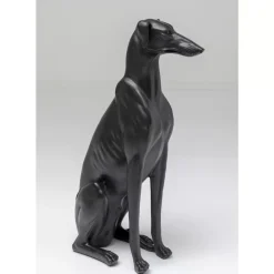 Deko & Geschenkartikel|KARE Design Deko Figur Greyhound Bruno Schwarz Matt 80Cm