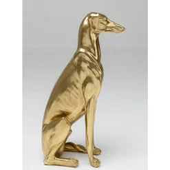 Deko & Geschenkartikel|KARE Design Deko Figur Greyhound Bruno Gold 80Cm
