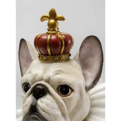 Deko & Geschenkartikel|KARE Design Deko Figur King Dog Weis 33Cm