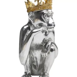 Deko & Geschenkartikel|KARE Design Deko Figur King Lui Silber 35