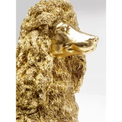 Deko & Geschenkartikel|KARE Design Deko Figur Mrs Poodle Gold 34Cm