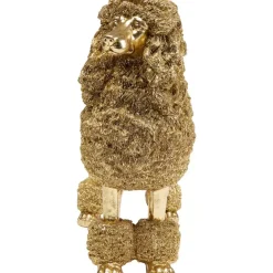 Deko & Geschenkartikel|KARE Design Deko Figur Mrs Poodle Gold 34Cm