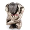 Deko & Geschenkartikel|KARE Design Deko Figur Nude Man Hug Bronze 54Cm
