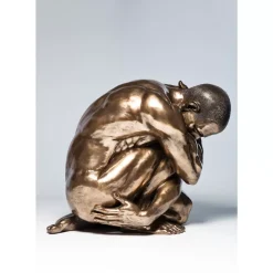 Deko & Geschenkartikel|KARE Design Deko Figur Nude Man Hug Bronze 54Cm