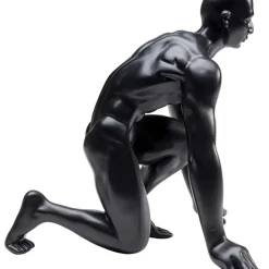 Deko & Geschenkartikel|KARE Design Deko Figur Runner Schwarz 25Cm