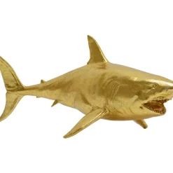 Deko & Geschenkartikel|KARE Design Deko Figur Shark Henry Gold 106Cm