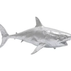 Deko & Geschenkartikel|KARE Design Deko Figur Shark Henry Silber 106Cm
