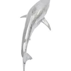 Deko & Geschenkartikel|KARE Design Deko Figur Shark Henry Silber 106Cm